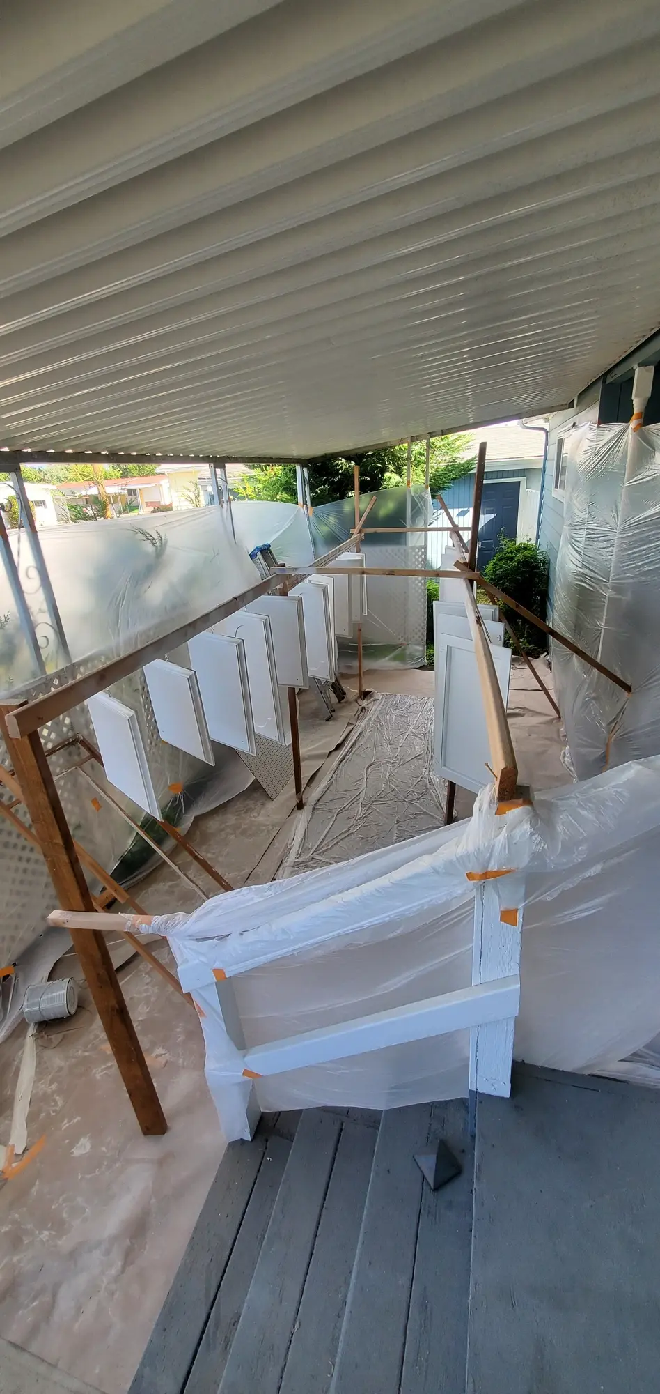 Cabinet Doors — Outdoor Spray Booth