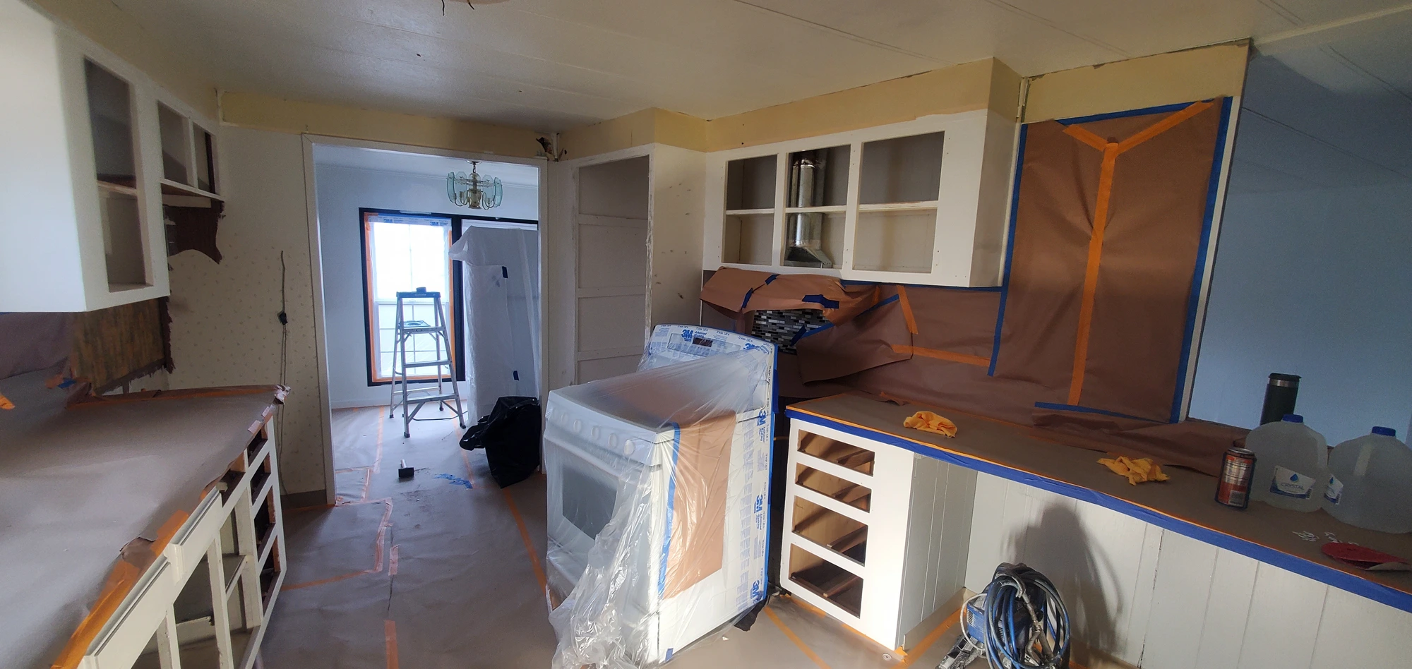 Cabinet Refinishing — Prep Phase